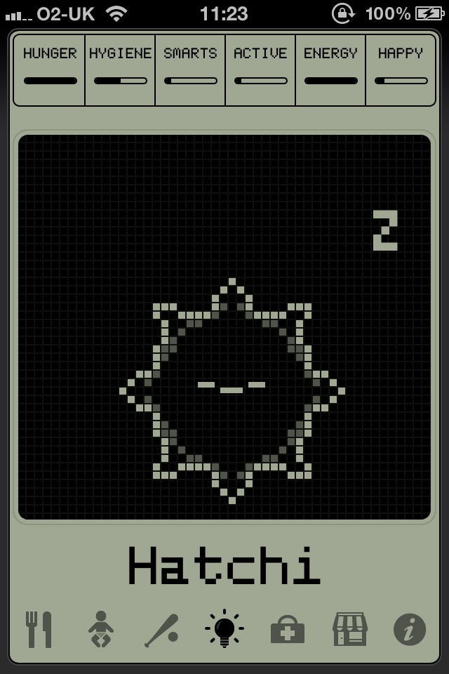 Hatchi - A retro virtual pet screenshot 2