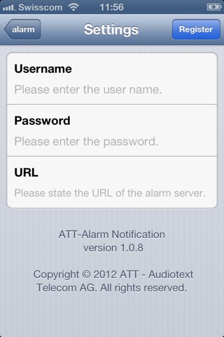 ATT - Alarm Notification screenshot 4