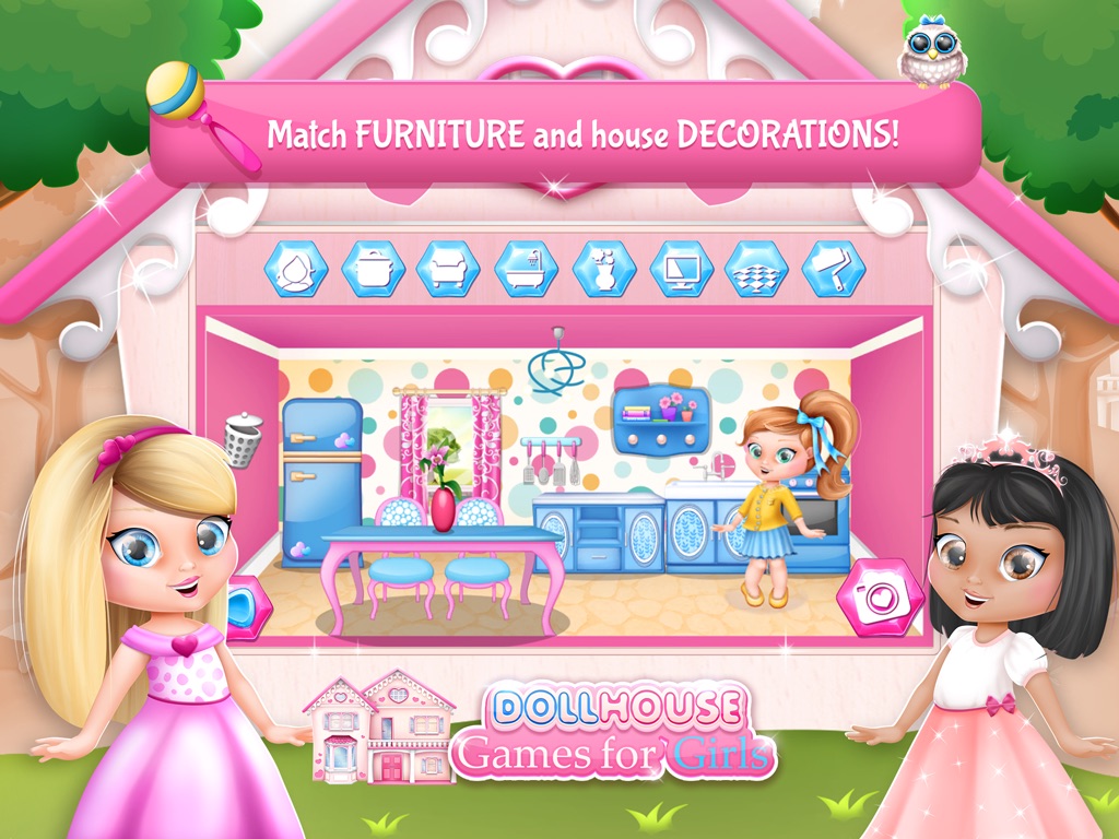 girl games doll house