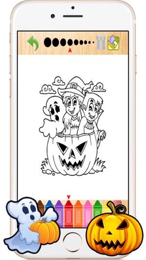 Halloween Kids Coloring Books Games for 