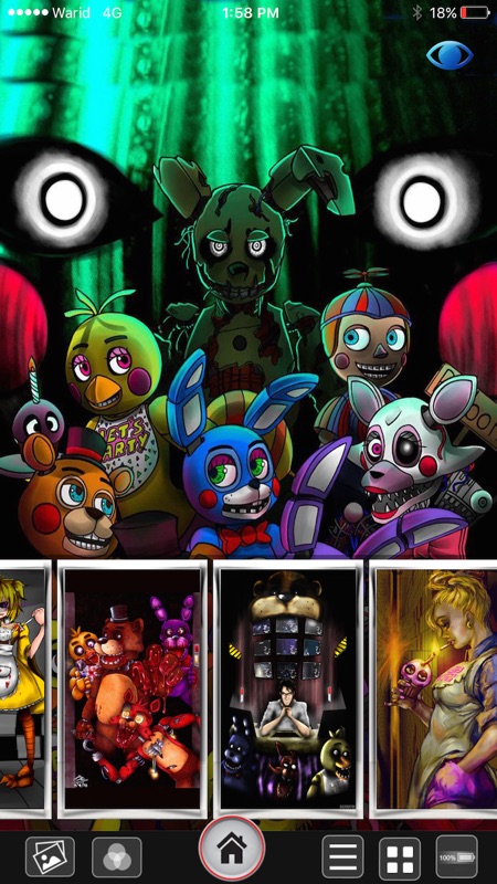 2016 Fnaf Lock Home Screen Hd Wallpapers For Five Night At
