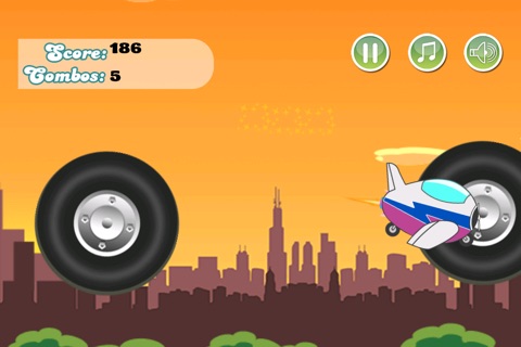 Bouncing AeroPlane Racing Madness Pro - best sky racing arcade game screenshot 3