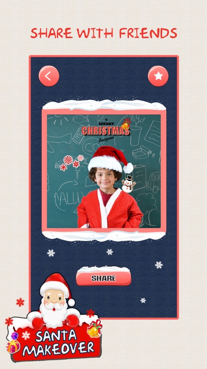 Christmas Makeover Pro - Santa Claus Photo Editor to Add Hat, Mustache & Costume screenshot-3