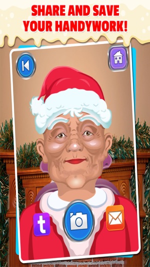 Santas Christmas Shaving Salon - Free Kids Games(圖5)-速報App