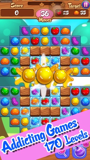 Sweet Jelly Garden : Match 3 Blitz Free Game(圖2)-速報App