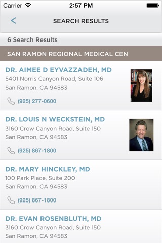 San Ramon Medical Center screenshot 4