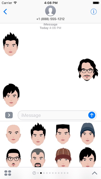 Hair Emoji - Sticker