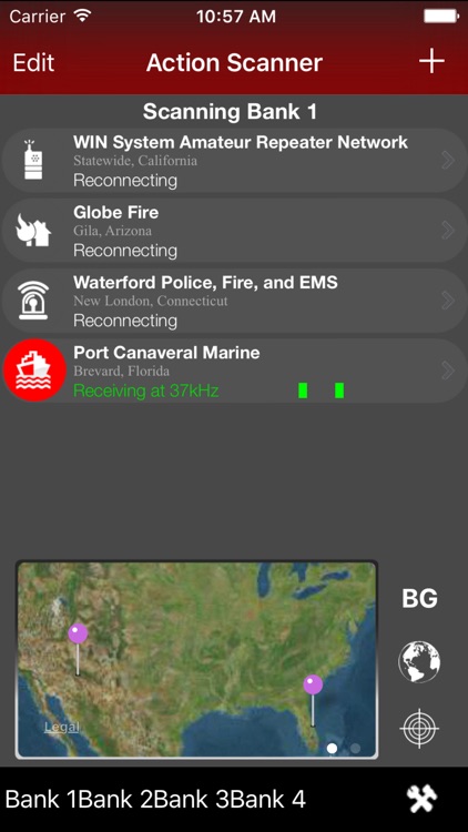 Action Scanner - Police, Fire, EMS and Amateur Radio