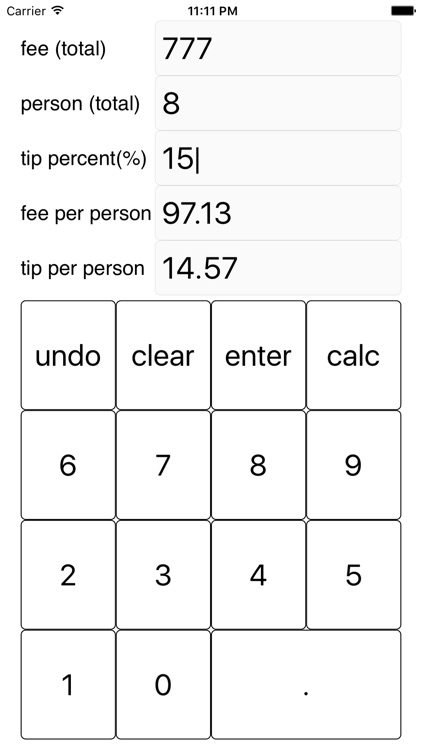 tip calculator - good, cheap