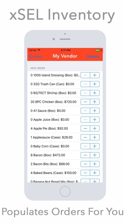Restaurant Inventory