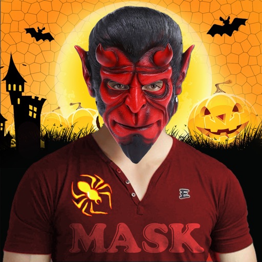 Halloween Monster Masks Photo Sticker Maker Free icon