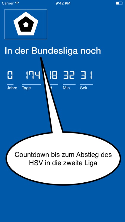 HSV Abstiegs Uhr