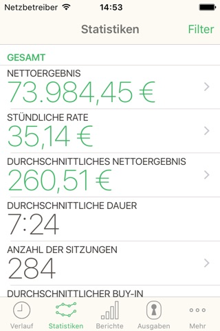 Poker Analytics 6 - Tracker screenshot 2