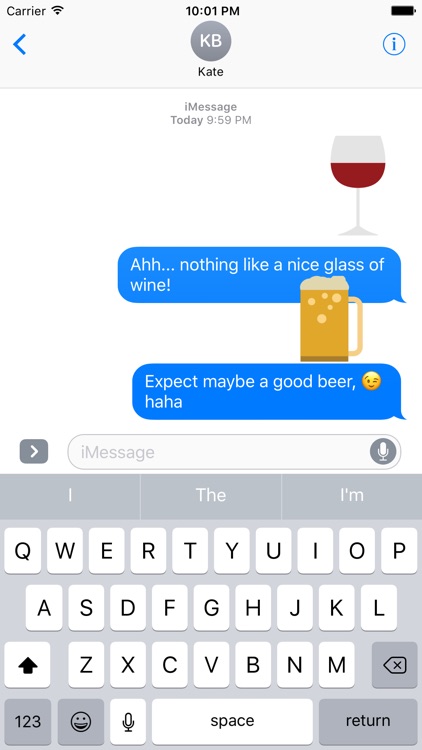 Beer and Wine Sticker Pack for iMessage screenshot-3