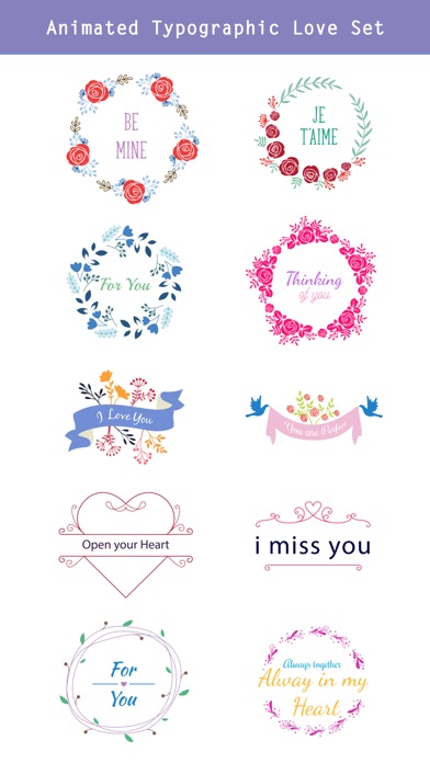 Happy Love Stickers - Animated screenshot 3