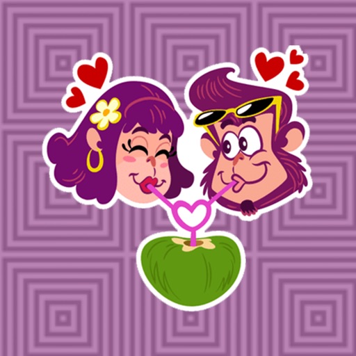 Funky Monkeys Sticker Pack for iMessage icon