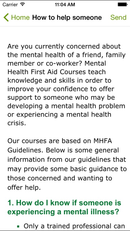 Mental Health First Aid (MHFA) By Mental Health First Aid International