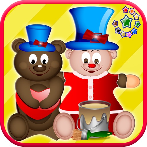 Teddy bear maker SpinArt - kids & toddlers educational game iOS App