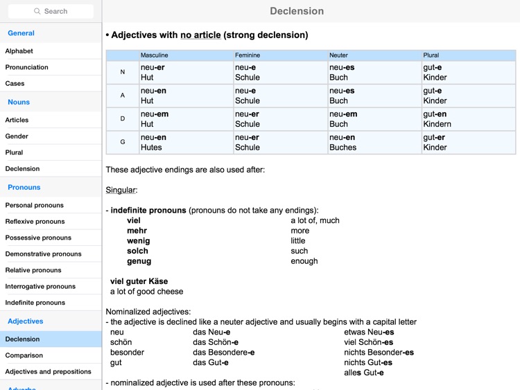 German Grammar for iPad