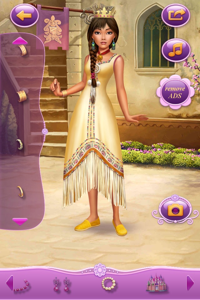 Dress Up Princess Pocahontas screenshot 3
