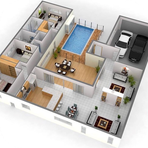 3D Minimalist Houses Plans icon