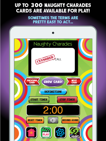 Naughty Charades – The Party Game of Dirty Words Based on the Card Game by Sexy Slang screenshot