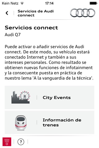 myAudi mobile screenshot 2