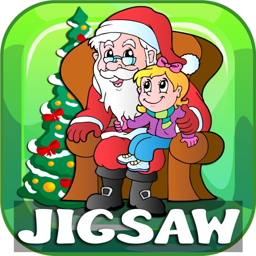 Christmas Time Jigsaw Puzzles Games Free For Kids Icon