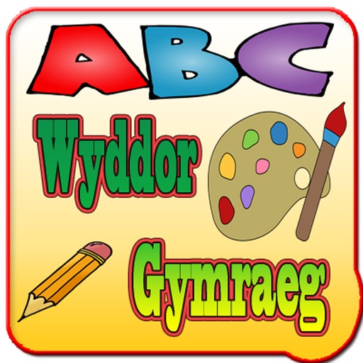 Wyddor Gymraeg - ABC - Welsh Alphabet Icon