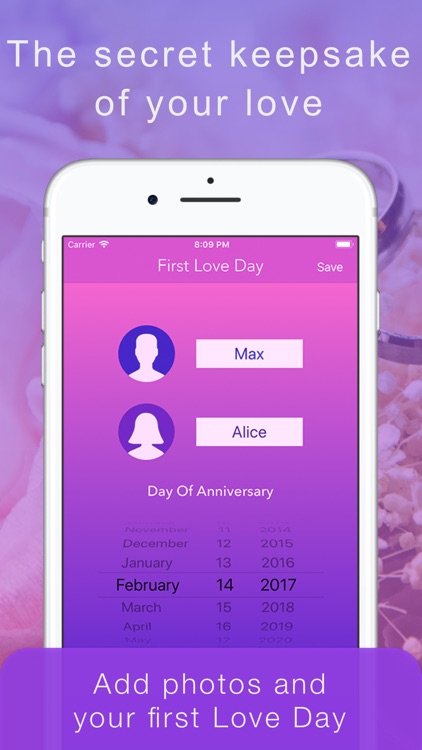 Anniversary tracker - Lovedays