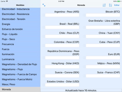 Converter of Units screenshot 2