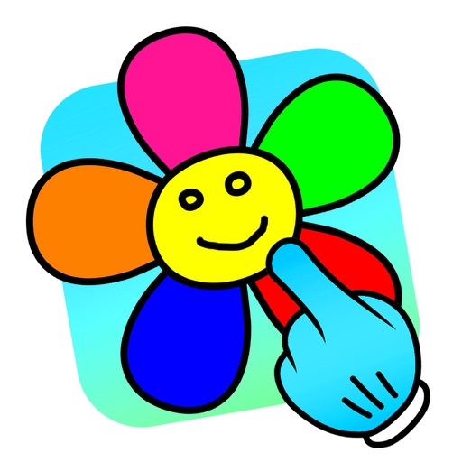 Color & Draw For Toddlers ! Paint Sparkles Icon