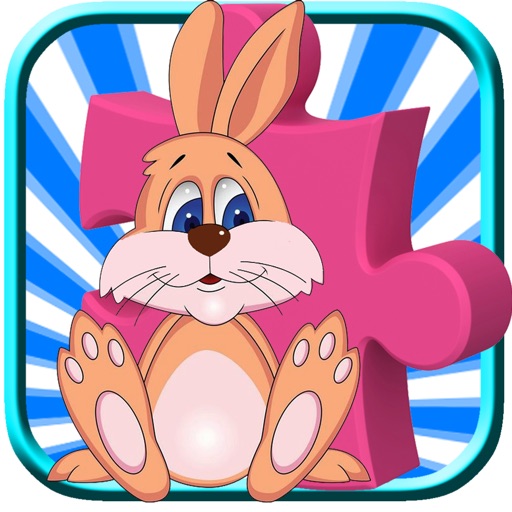 Peppa Bunny Rabbit Party Jigsaw Puzzle Fun Game