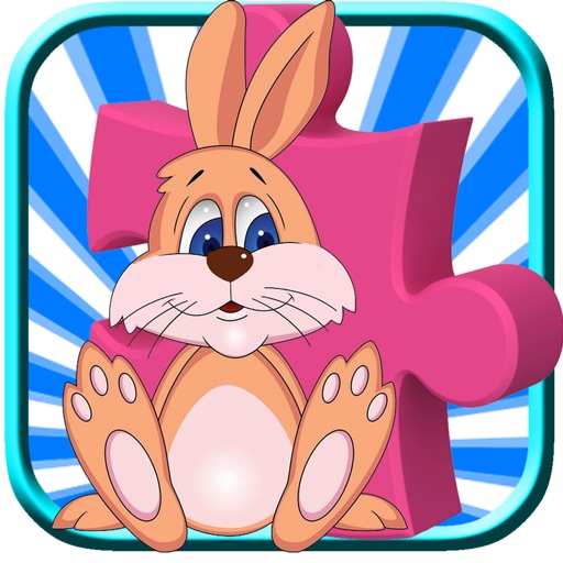 Peppa Bunny Rabbit Party Jigsaw Puzzle Fun Game Icon