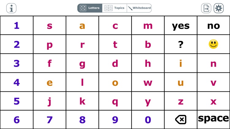 AlphaTopics - AAC Letter, Topic, & Whiteboard screenshot-3