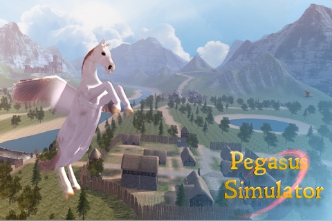 Flying Pegasus: Magic Horse Simulator 3D Full screenshot 4