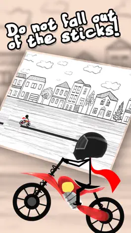 Game screenshot Biker Stickman Line Racer: City Rush Runner apk