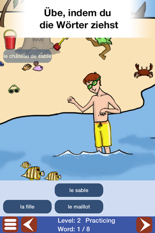 French Touch: a Learning Story Adventure Full screenshot 2