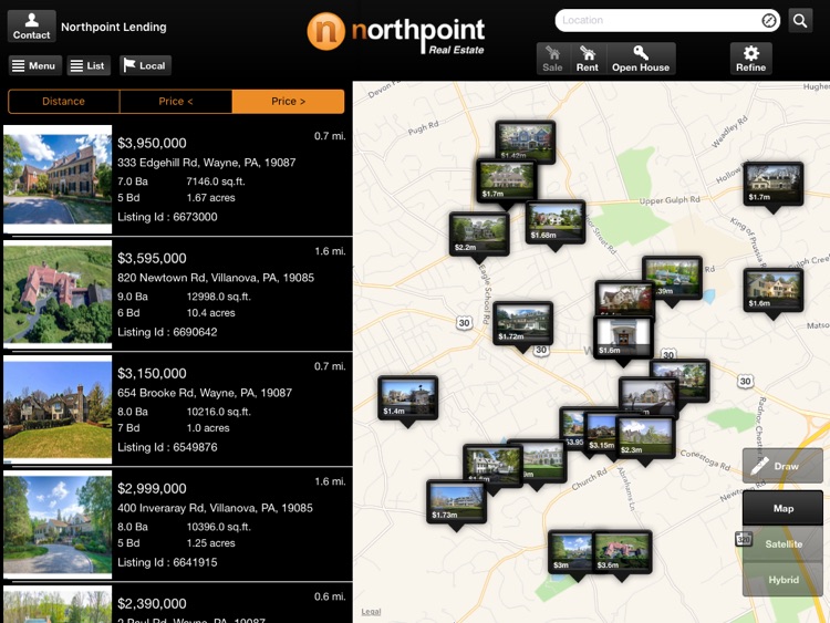 Northpoint360 Home Search Tool for iPad