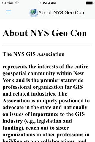 NYS Geo Con 2015 screenshot 2