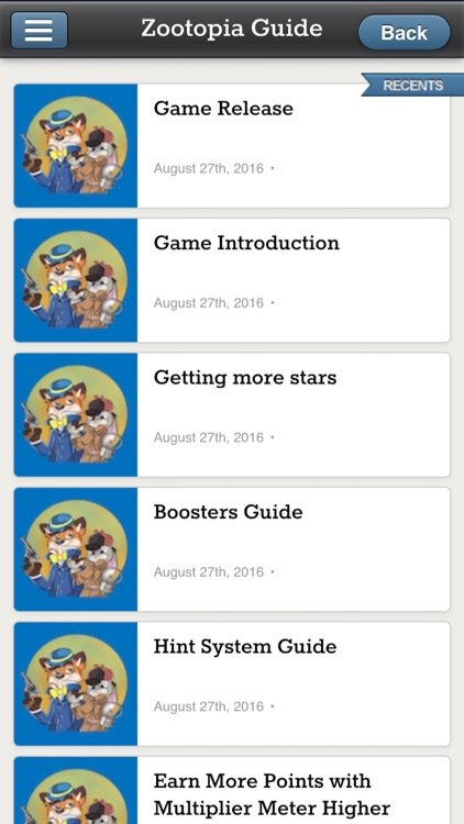 Guide for Zootopia Crime Files