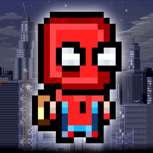 Fly Pixel: Spideraman version iOS App