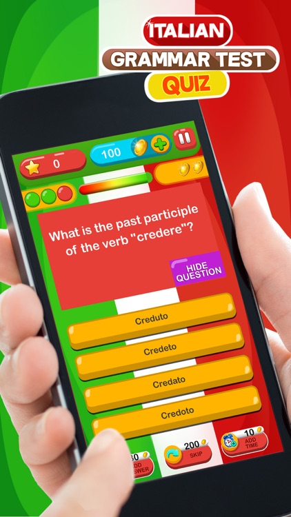 Italian Grammar Test Trivia Quiz – Download Best Free Multiple Choice Game for Child.ren and Adults screenshot-4