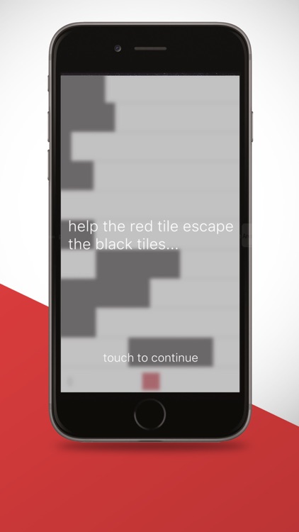 Red Tile: Swipe Quick to Reach the Top