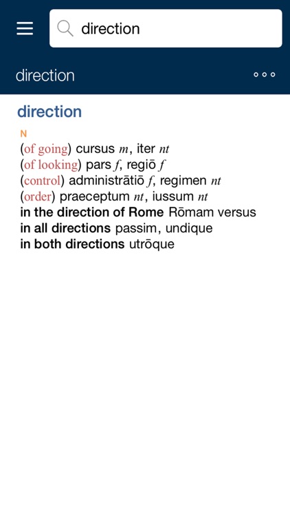 Collins Latin Dictionary