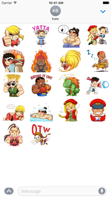 Street Fighter Stickers