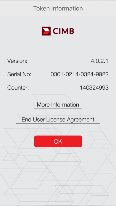 CIMB Soft Token screenshot 3