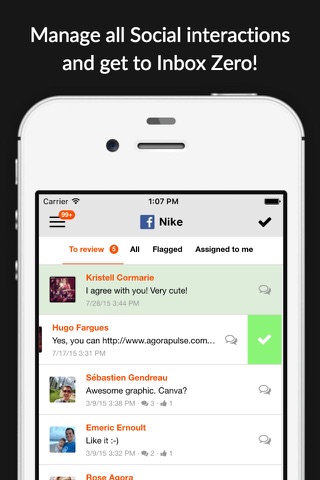 Agorapulse Companion App screenshot 2