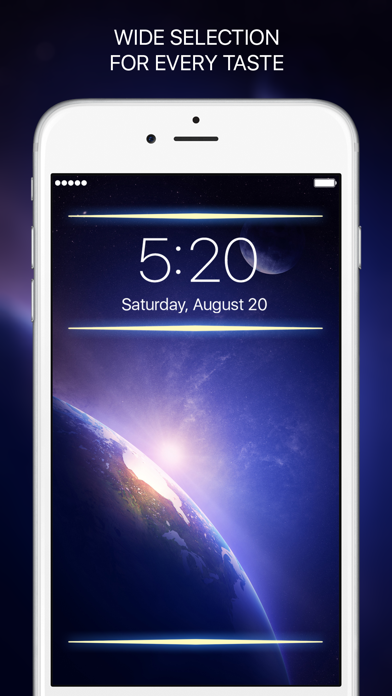 Lucky Locky - Themes for iOS 7 LockScreen and HomeScreen Custom color HD wallpapers Design for your iPhone background Screenshot 4