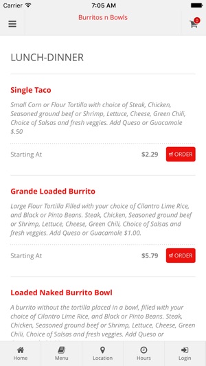 Burritos N Bowls Order Online(圖3)-速報App